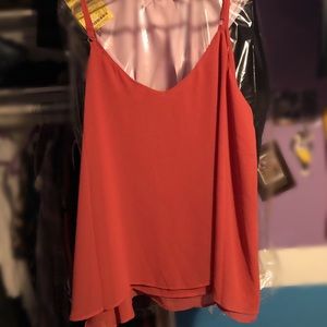 Torrid orange tank top, size 3
